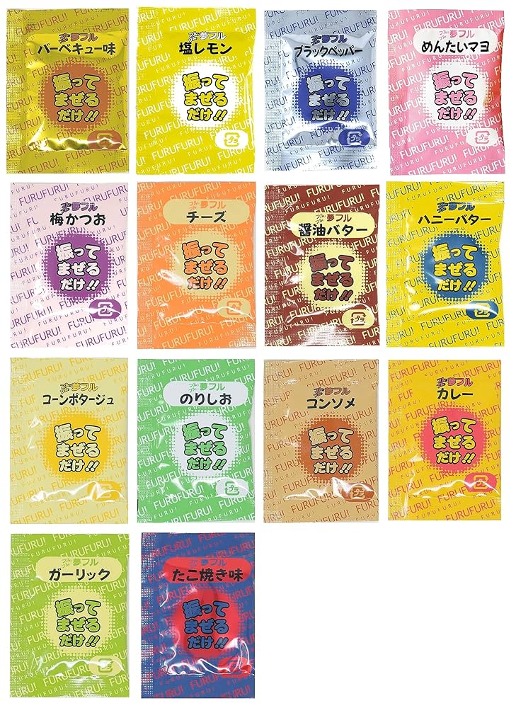 Amazon.co.jp: ポップコーン+フレーバー 夢フル 14種類 各3袋 計